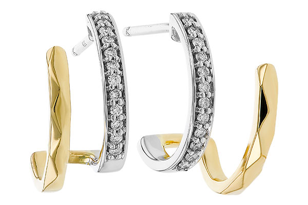 H283-86286: EARRINGS .12 TW