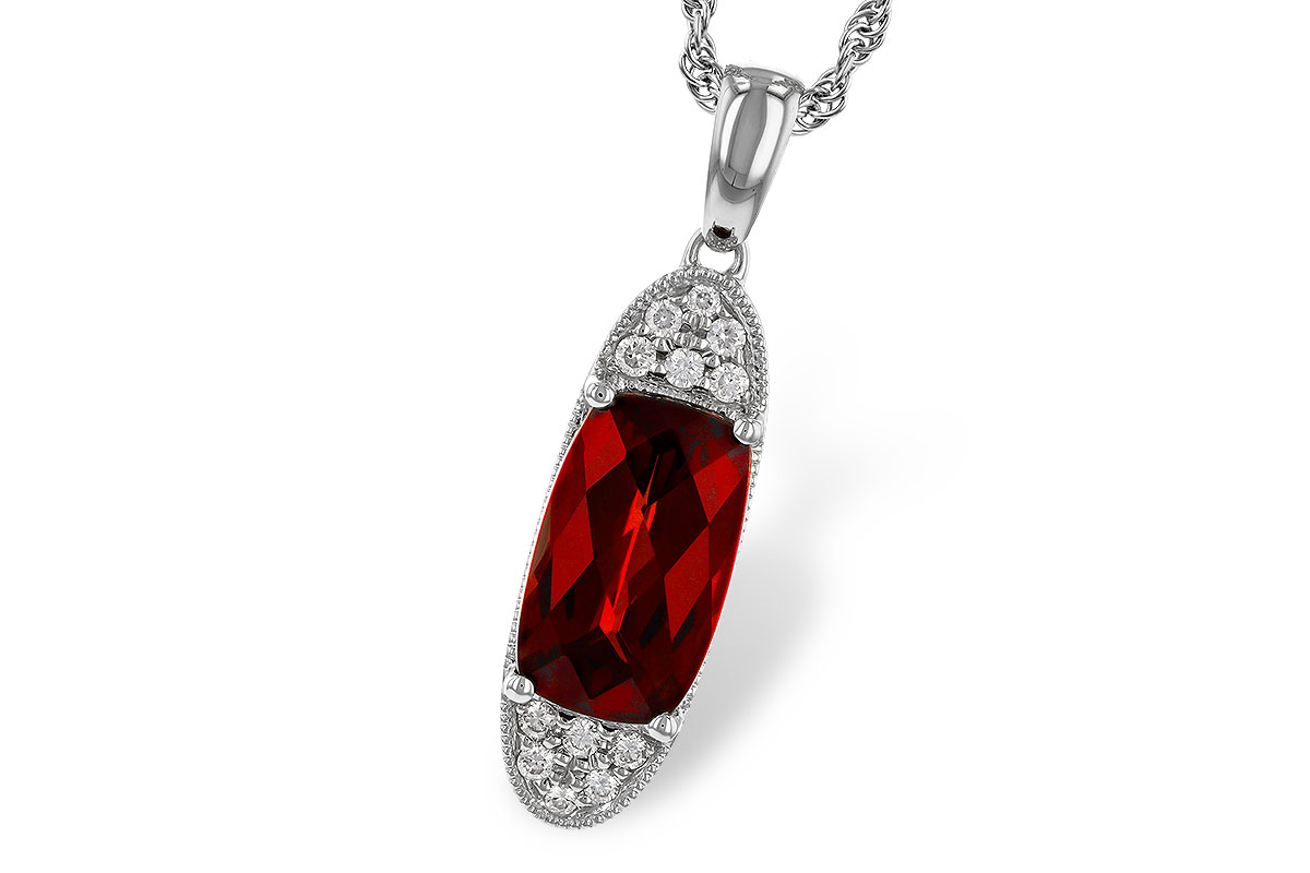 H283-89013: NECK 2.45 GARNET 2.55 TGW