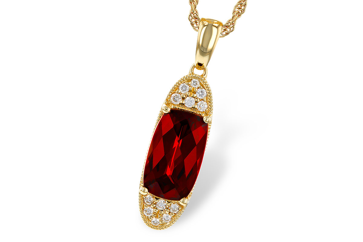 H283-89013: NECK 2.45 GARNET 2.55 TGW
