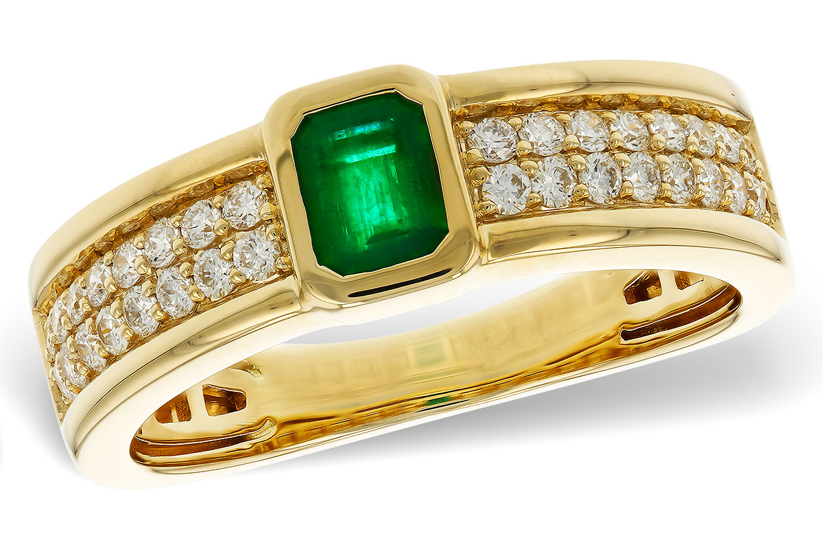 H283-89077: LDS RG .42 EMERALD .75 TGW (5x4MM EM)