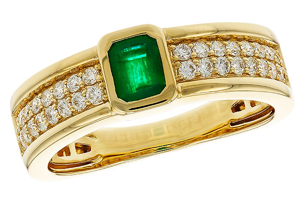 H283-89077: LDS RG .42 EMERALD .75 TGW (5x4MM EM)