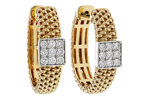 H283-89913: EARRINGS .33 TW