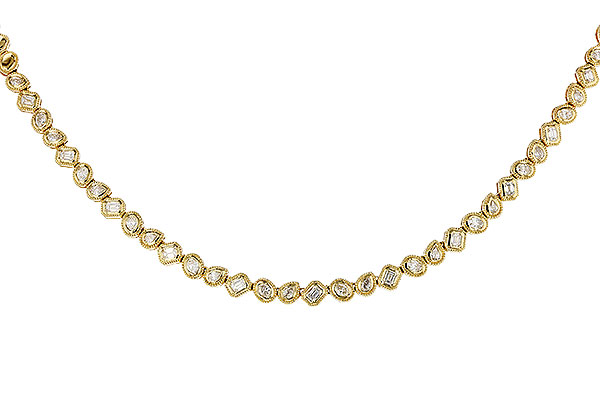 H283-89986: NECKLACE 2.25 TW FANCY CUT DIAS (17.25")