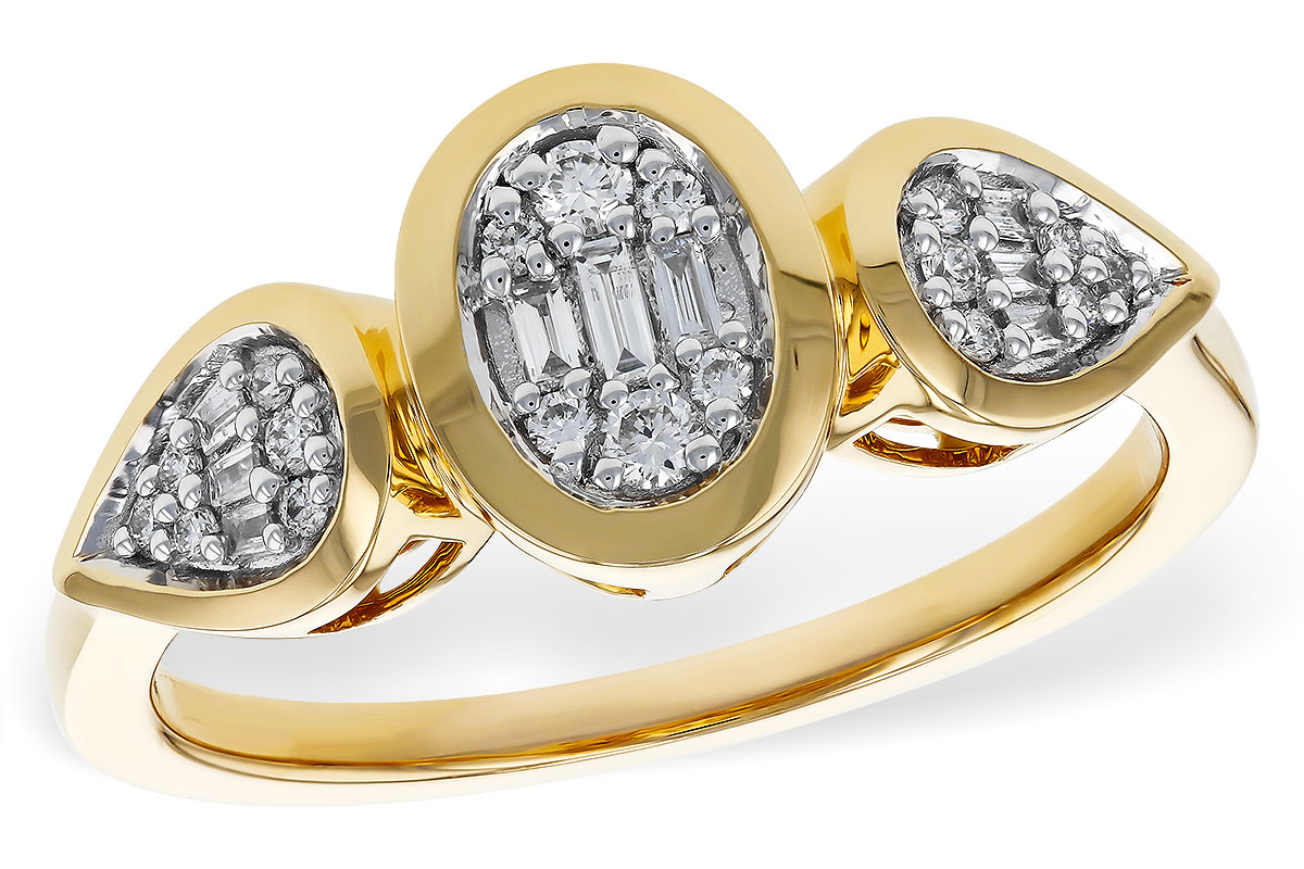 H283-90886: LDS DIA RG .07 TW BAGUETTE .17 TW