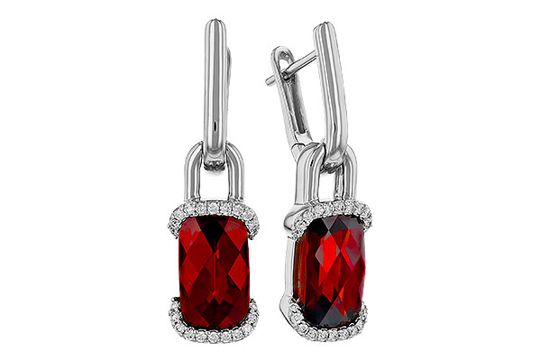 H284-73577: EARR 4.65 TW GARNET 4.80 TGW (10x6MM GAR)