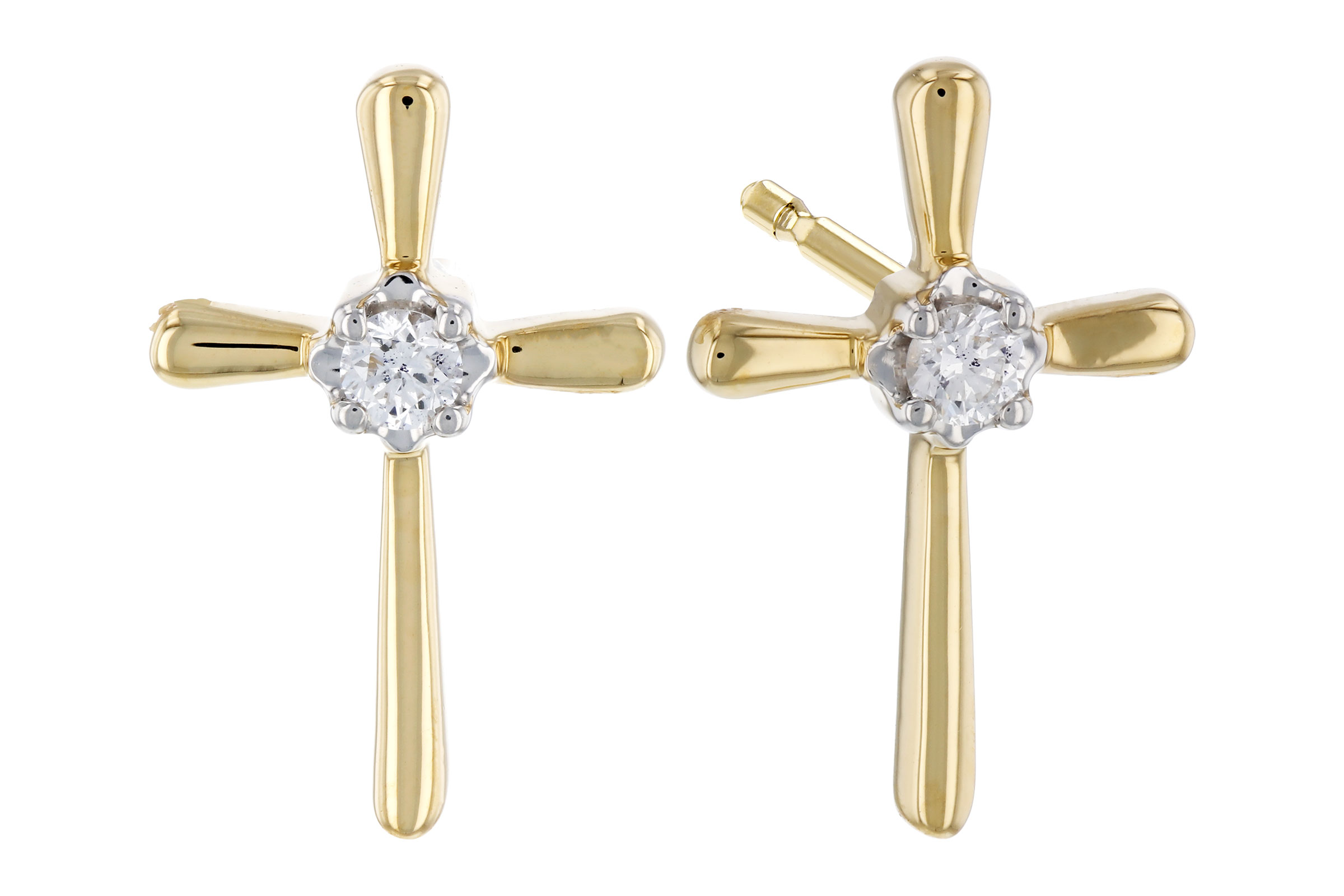 H284-74486: EARRINGS .04 TW
