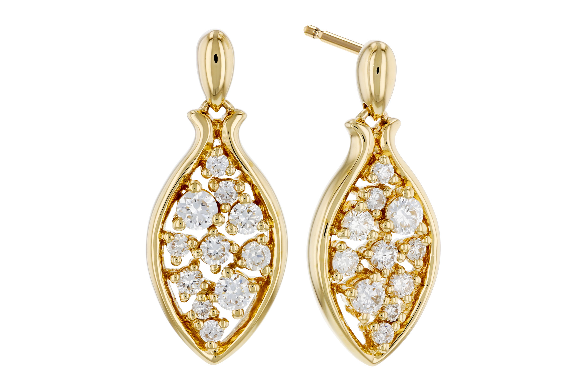 H284-75386: EARRINGS .40 TW