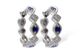 K010-19004: EARRINGS .20 SAPP .25 TGW