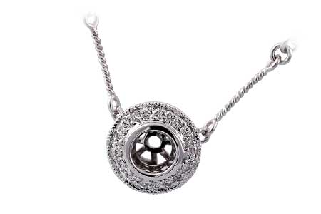 K105-69959: SEMI-NECKLACE .16 TW