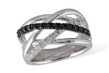 K194-79004: LDS WED RG .25 BLK DIAS .41 TW