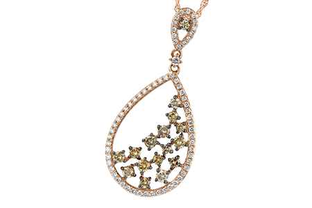 K197-52704: NECK .46 BROWN DIAS .70 TW