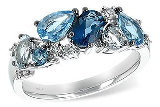 K198-37268: LDS RG 2.05 BLUE TOPAZ 2.16 TGW