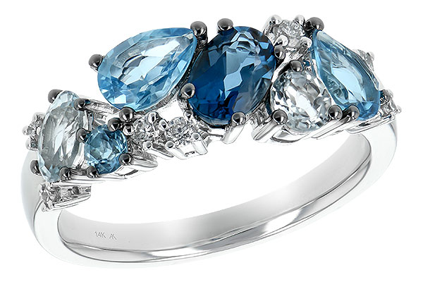 K198-37268: LDS RG 2.05 BLUE TOPAZ 2.16 TGW