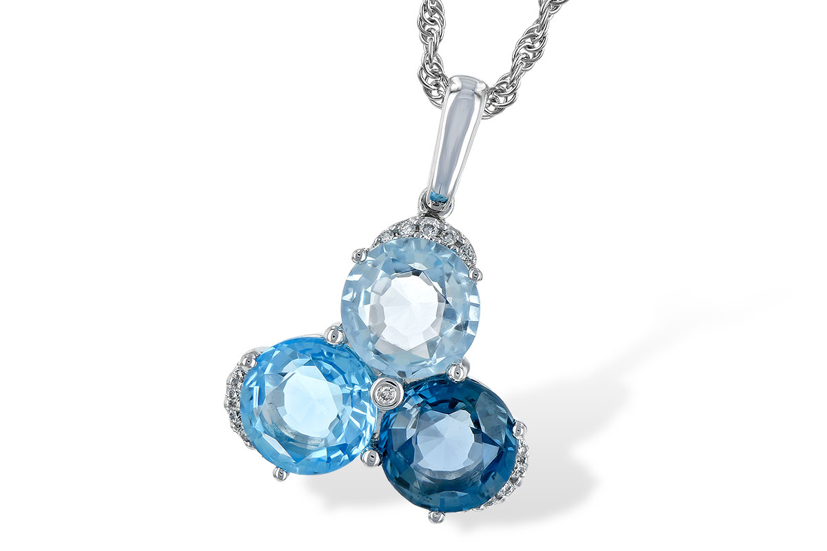 K198-38177: NECK 4.01 BLUE TOPAZ 4.06 TGW