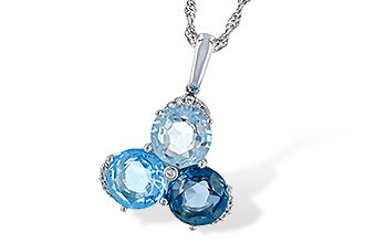 K198-38177: NECK 4.01 BLUE TOPAZ 4.06 TGW