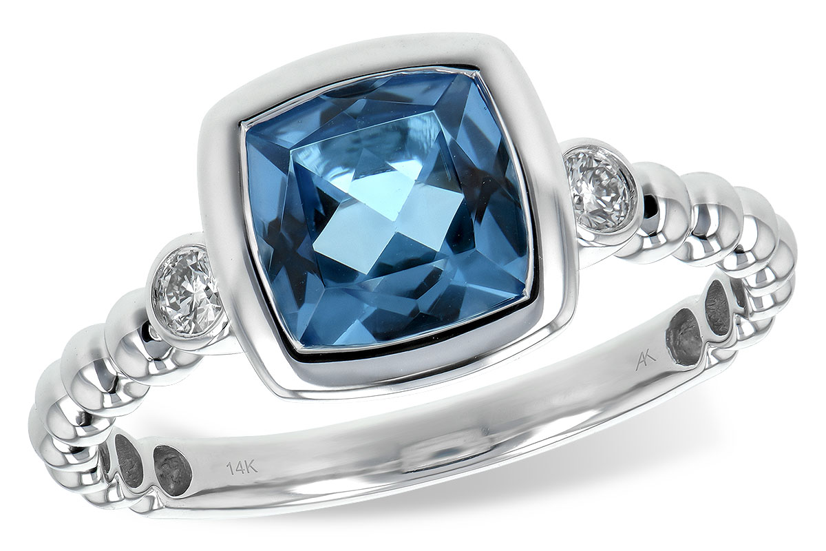 K198-39059: LDS RG 1.57 BLUE TOPAZ 1.65 TGW