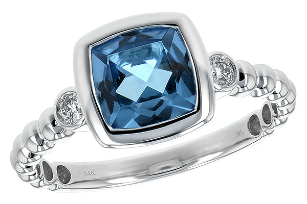 K198-39059: LDS RG 1.57 BLUE TOPAZ 1.65 TGW