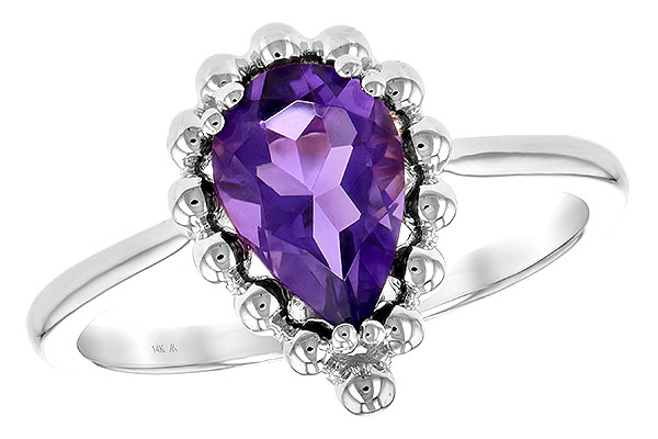 K198-40886: LDS RING 1.06 CT AMETHYST