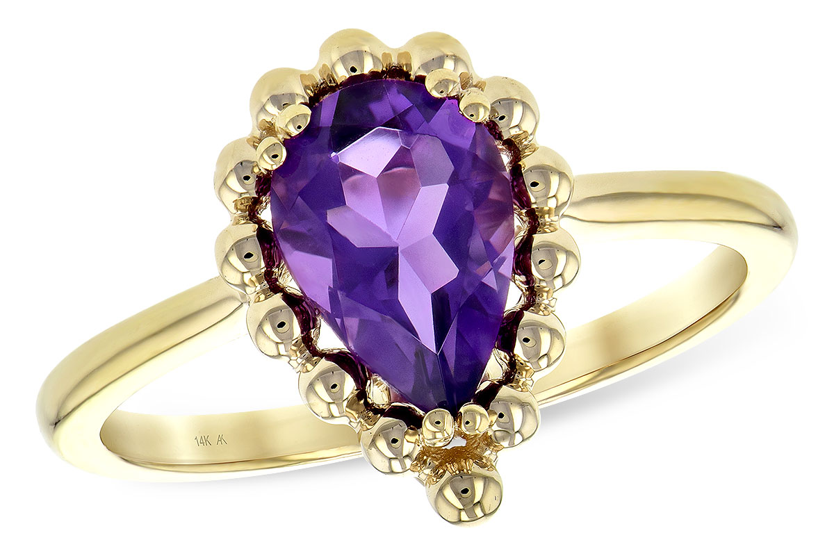 K198-40886: LDS RING 1.06 CT AMETHYST