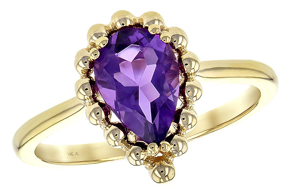 K198-40886: LDS RING 1.06 CT AMETHYST