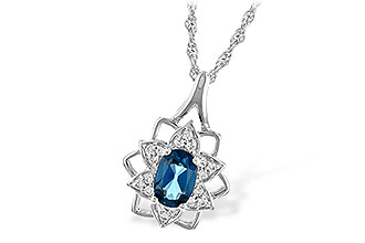 K198-43559: NECK .47 BLUE TOPAZ .56 TGW