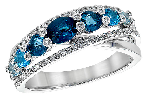 K199-28168: LDS RG 1.06 BLUE TOPAZ 1.25 TGW