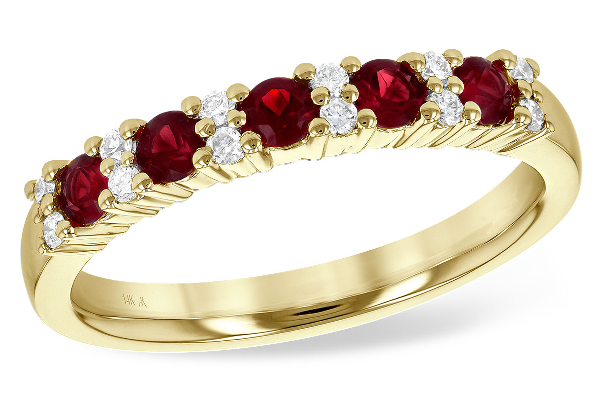 K199-29086: LDS WED RG .44 RUBY .58 TGW