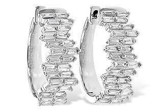 K199-32713: EARR .70 TW BAGUETTE DIAS
