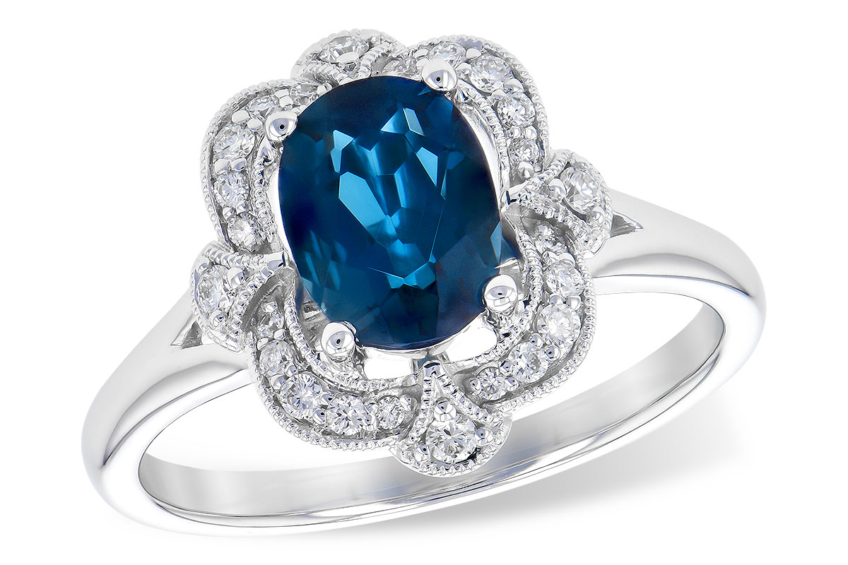 K282-07213: LDS RG 1.35 LONDON BLUE TOPAZ 1.50 TGW