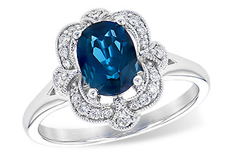 K282-07213: LDS RG 1.35 LONDON BLUE TOPAZ 1.50 TGW