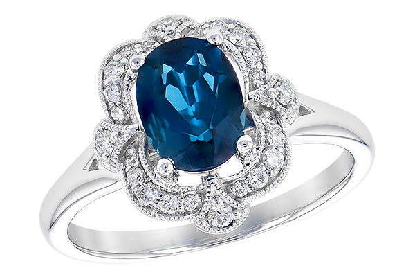 K282-07213: LDS RG 1.35 LONDON BLUE TOPAZ 1.50 TGW