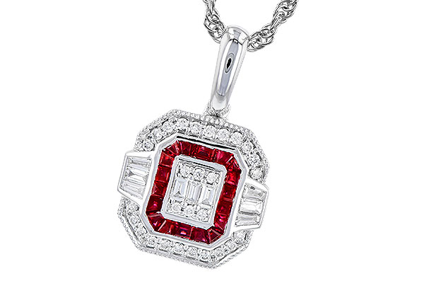 K282-91741: NECK .29 TW RUBY .48 TGW