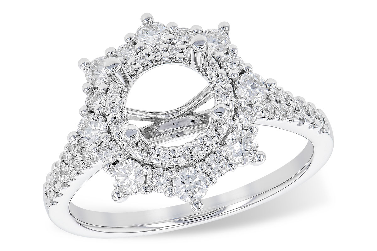 K282-91804: LDS SEMI DIA RG .70 TW (FOR 1.00 CT)