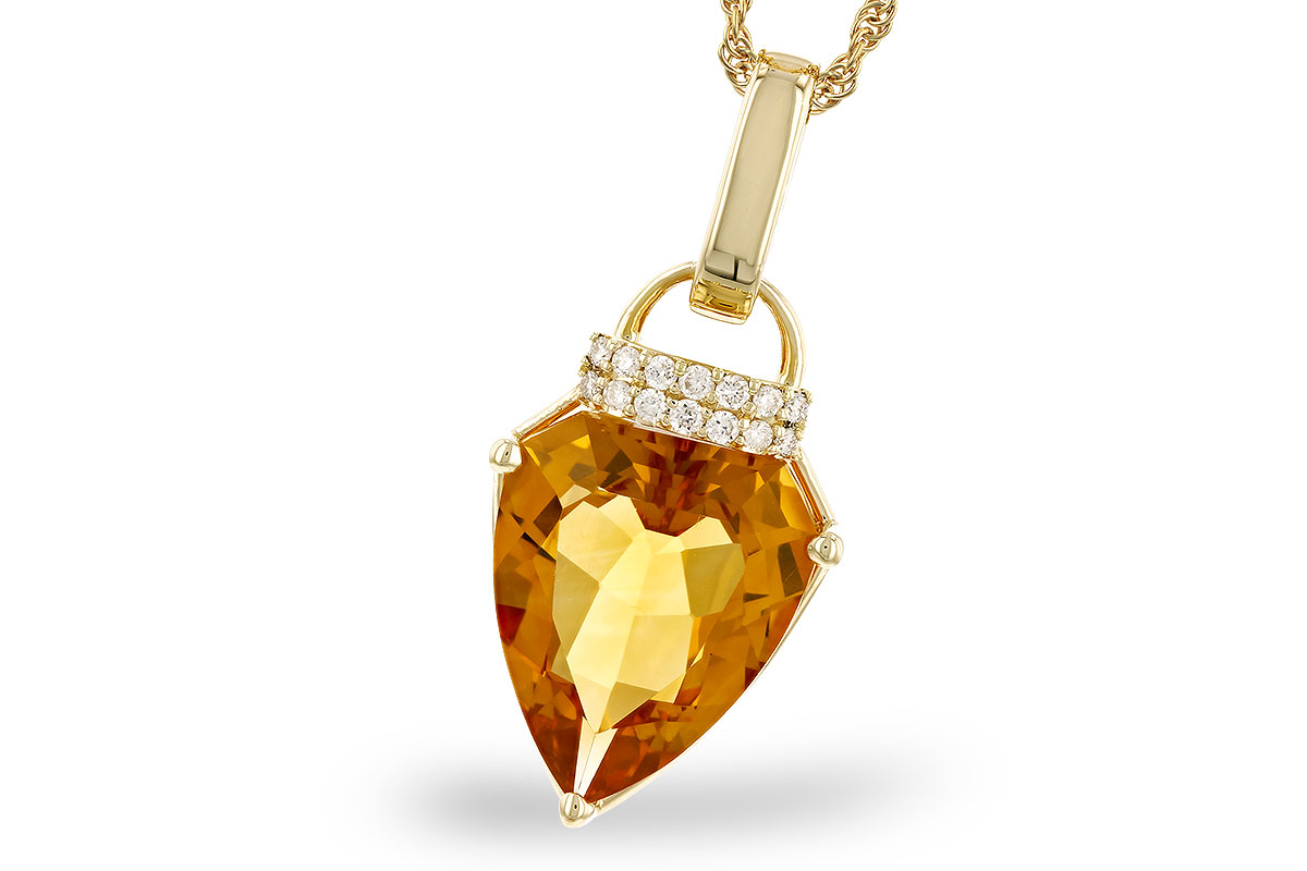 K282-98168: NECKLACE 3.12 CITRINE 3.18 TGW (12x10MM CIT)