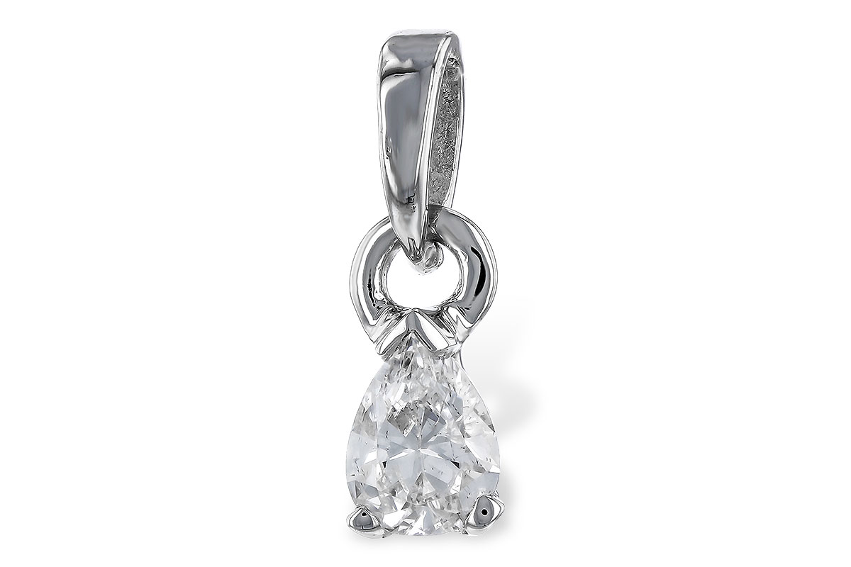 K283-84486: PENDANT .14 PEAR SHAPE