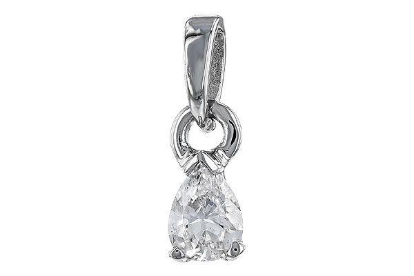K283-84486: PENDANT .14 PEAR SHAPE