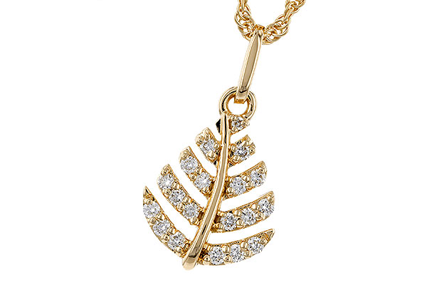 K283-84541: NECKLACE .15 TW