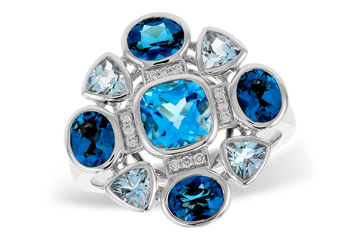 K283-85377: LDS RG 3.19 TW BLUE TOPAZ 3.25 TGW
