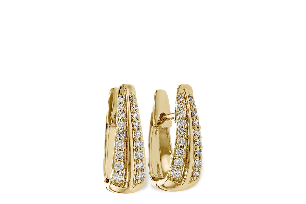 K283-85413: EARRINGS .25 TW