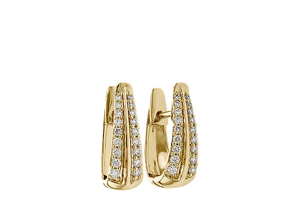 K283-85413: EARRINGS .25 TW