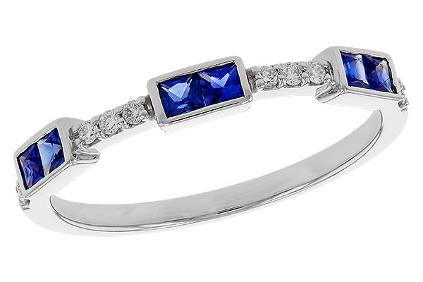 K283-86359: LDS WED RG .36 SAPPHIRE .43 TGW