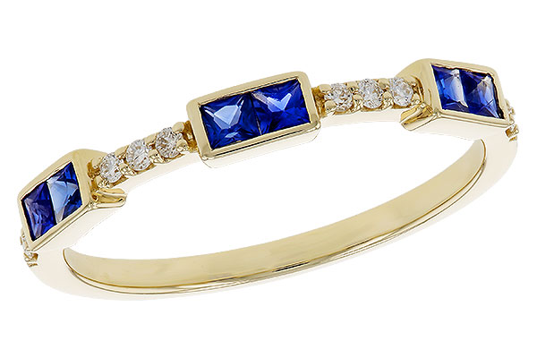K283-86359: LDS WED RG .36 SAPPHIRE .43 TGW