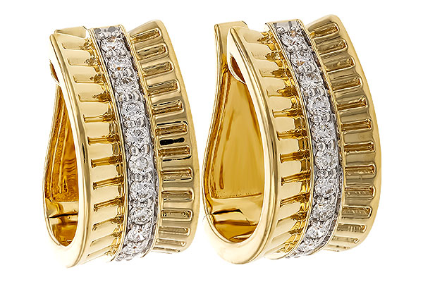 K283-88113: EARRINGS .28 TW