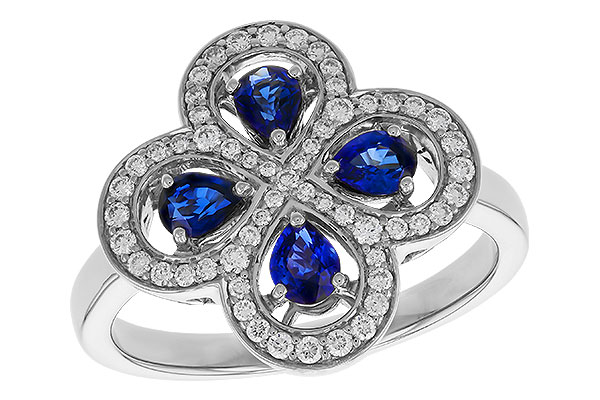 K283-88141: LDS RG .68 TW SAPPHIRE .96 TGW