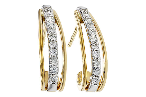 K283-89913: EARRINGS .40 TW