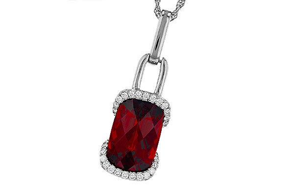 K284-73577: NECK 4.30 GARNET 4.45 TGW (12x8MM GAR)