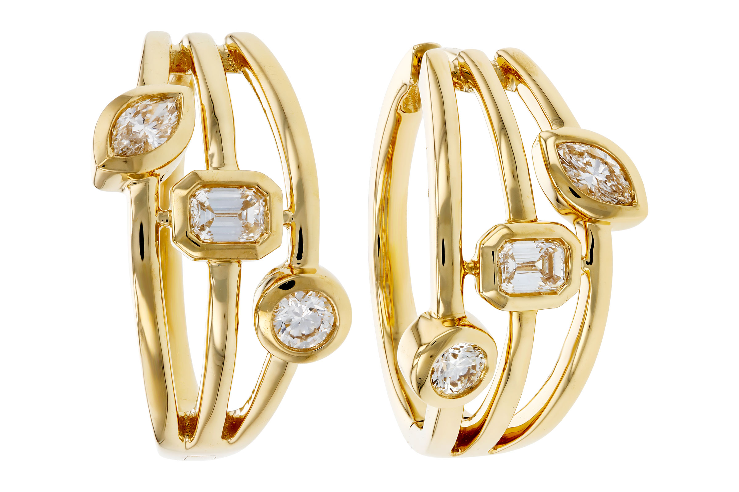 K284-74513: EARRINGS .45 TW (BR/EC/MQ)