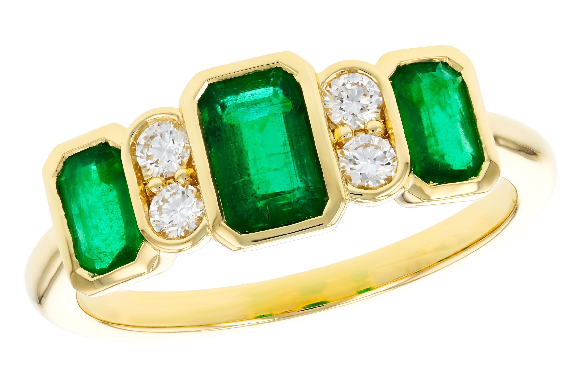 K284-75413: LDS RG 1.04 TW EMERALD 1.19 TGW