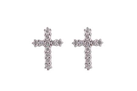 L009-35422: EARRINGS .15 TW