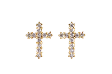 L009-35422: EARRINGS .15 TW